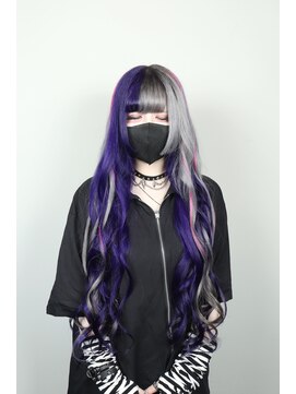 クリップ ジョイント ゴッド(CLIP JOINT GOD) silver×violet