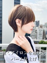 アマトウキョウ 表参道(AMA TOKYO) 顔まわりレイヤー　マッシュボブ　似合わせカット　大場猛　