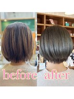 スミカ(sumica)&nbsp;#ショートボブ #アッシュベージュ #透明感