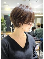 バンプ ギンザ(BUMP GINZA)&nbsp;《30.40.50代》似合わせふんわりショートボブ【ERIKA】