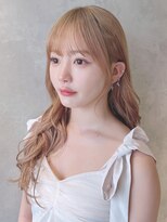 アルバム 渋谷パルコ(ALBUM)&nbsp;顔まわりカット_レイヤーロング前髪パーマ_ba462031