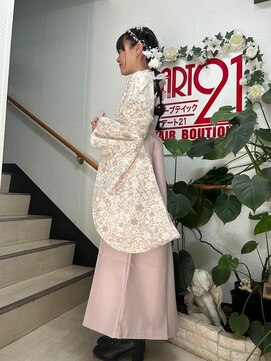 ヘアーブティック アート21ハーツ店 卒業式