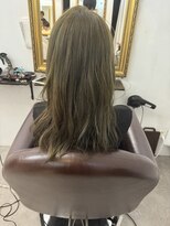 グランドライン(GRAND LINE)&nbsp;黒染め履歴からのオリーブカラー