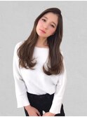 20代30代40代  大人かわいい 韓国風シースルーレイヤー