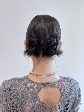 コワファースト  させぼ五番街店(COIFF1RST) ツインシニヨンアレンジ★