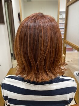 レイファ(REIFA)の写真/髪に負担をかけないように、頭皮にも優しい薬剤を使用。カラーを繰り返しても艶やかな仕上がり♪