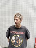 【INTRO./渋谷】スパイキーショートハイブリーチダブルカラー