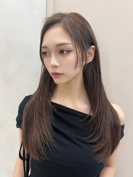 ジーナ 渋谷本店(Zina) 髪質改善＊秋色ブラウンストレート＊美髪【Zina宮益坂】