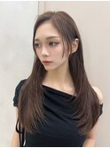 髪質改善*秋色ブラウンストレート*美髪【Zina宮益坂】