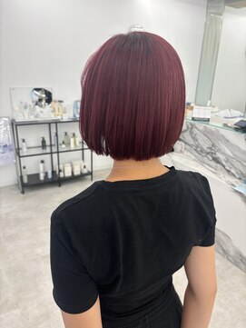 ブラウン(Brown) #haru カシスレッドカラー