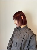 切りっぱなしボブ/顔周りレイヤー/前髪/原宿神宮前