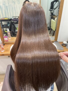 アップ(A+hair) 縮毛矯正髪質改善水素トリートメント酸性ストレート艶髪
