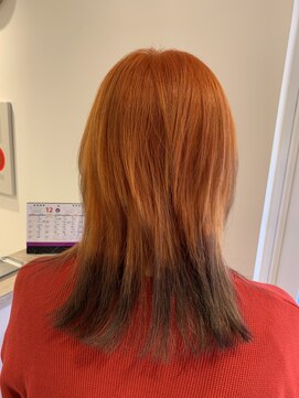 アズールサン 草加西口店(azule-sun) デザインカラー,ウルフカット,狐カラー【草加】