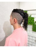 特殊パーマソフトドレッドウェーブマンバンヘア関西兵庫県姫路