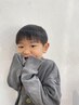 キッズカット（小学生以下）　￥3300