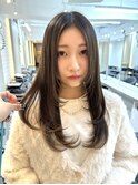 ★小顔イメチェン似合わせ美髪ワイドバングレイヤーカット