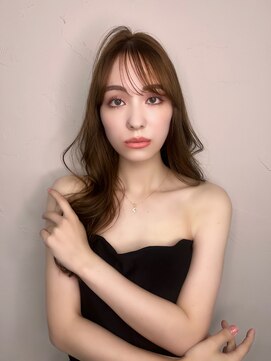 ボタン ハカタ(VOTAN hakata) オリーブブラウン/シースルーバング/韓国風巻き