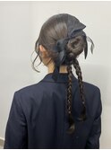 チャイナ風カチモリヘア