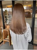 透明感カラー×グレージュ
