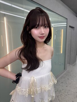 ボタン ハカタ(VOTAN hakata) @votan_juri/博多/顔周りカット/ブラウンカラー