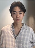 メンズパーマ メンズカット ツーブロック アップバング