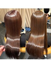 どちらか判断できない場合は一度髪質改善ストレートでご予約頂いてご来店時相談してメニュー変更可です♪♪