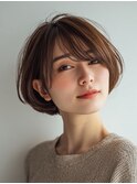 着物ヘア/大人ガーリー/ダークアッシュ/似合わせカット/大口子安