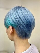 エターナルバイマティーナ(Eternal by MATINA)&nbsp;【シルバーアッシュ×シアンカラー/推しカラー】池袋美容室