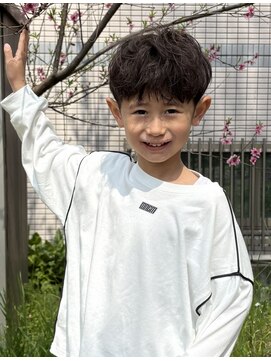 グラッシー(GLASSY) キッズカット/キッズパーマ/スパイキー/シャドウパーマ☆