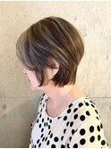 ハイライト 大人ショートレイヤー
