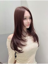 パルス ヨコハマ(PULSE yokohama)&nbsp;小顔レイヤーカット/ココアラベンダー/バブみレイヤー