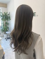 ウィールール 札幌店(WE RULE)&nbsp;オリーブベージュ＊透明感ロング×ニュアンスウェーブ