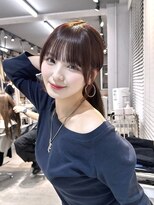 カシュカシュ 表参道(cache cache)&nbsp;薄め前髪顔まわりレイヤーカットシースルー前髪ハッシュカット
