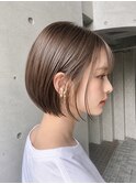 【Andco】くびれショートボブ×透明感ベージュ