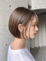 アンドコー(Andco)&nbsp;【Andco】くびれショートボブ×透明感ベージュ