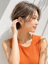 アッシュ 学芸大学店(Ash) ショートボブ/大人女性/ベージュブラウン/白髪ぼかし/脱白髪染め