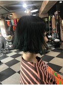 ナチュラルボブ★ターコイズグリーン