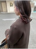 インナーカラー ペールピンク イルミナ ミディアム