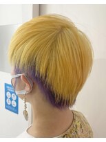 シェリ ヘアデザイン(CHERIE hair design) yellow×purple☆