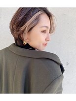 ジゼル(GiseL) 【GiseL】フェイスフレーミングショートボブ　ダブルカラー