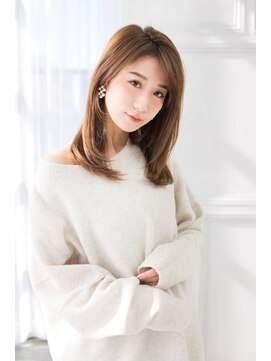 トティア 梅田(Totia) 【Totia梅田】小顔に見せるヘア×クリアグレージュ