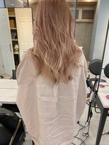 ヌイ 横浜(nui) ピンクベージュ_くびれミディラベンダーカラーくすみカラー