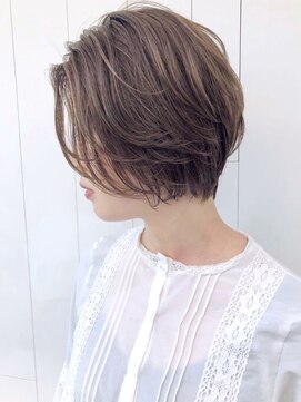 アイティーバイアルバム 八王子店(IT by ALBUM) シアーベージュショート_マロンベージュAラインボブ_327952