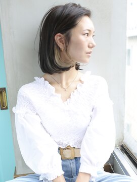 バース(BIRTH) 天神【BIRTH】インナーカラー×タイトAラインボブ　2