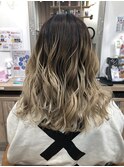 ☆根元が伸びても気にならない☆ ツヤツヤ、ハイライト