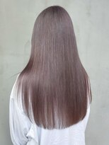 アイティーバイアルバム 藤沢店(IT by ALBUM)&nbsp;グレージュロング_外ハネボブセクションカラー_ba393111