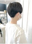 福山市美容室Caary人気似合わせカットスッキリショートスタイル