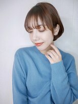 シュシュ(shushu)&nbsp;前髪ありショートボブ/アッシュベージュ【有海一生】/髪質改善