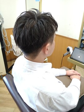 松本平太郎美容室 浦安店 ツーブロック刈上げショート/30代40代50代60代