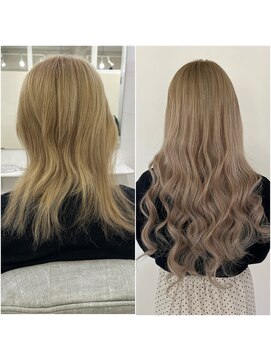 ハイエクステンション 京都駅前店(Hi-Extension) ミルクティーベージュ@dresser____129